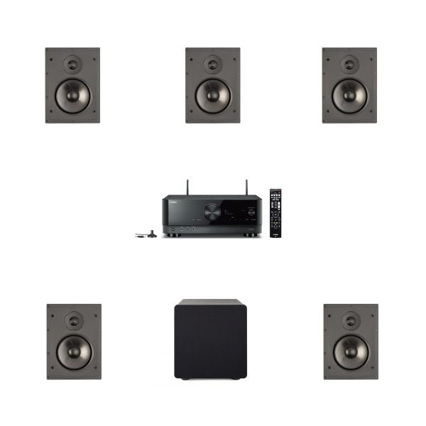 In-wall speaker set